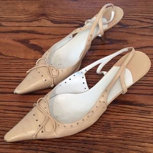 Chanel sling back shoe